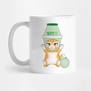 Melon Milk Cat Mug